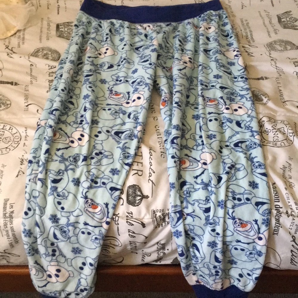 Disney Olaf pj bottoms